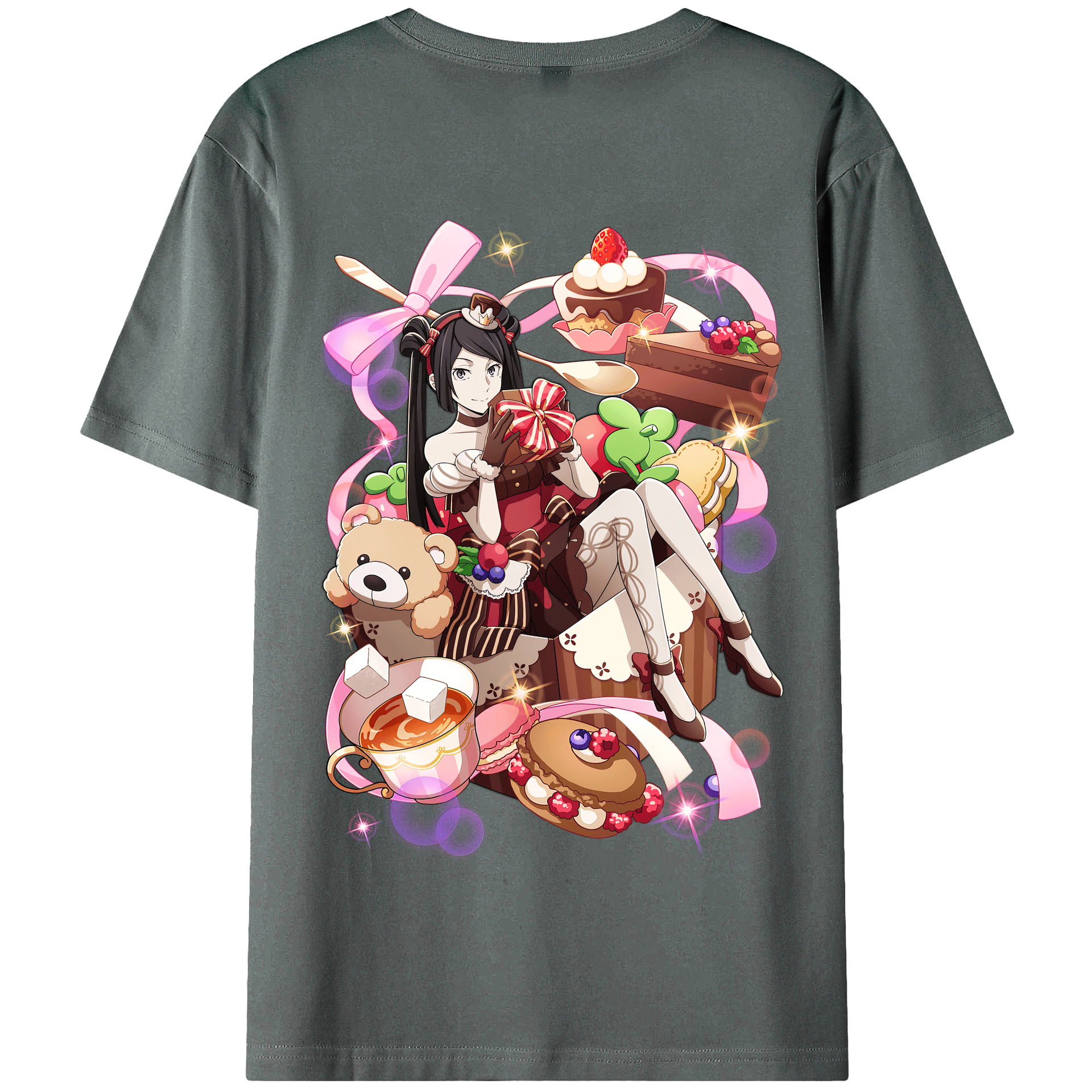（画像用） 文豪ストレイドッグス Bungo Stray Dogs 綿100％半袖Tシャツ（背面プリント）